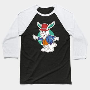 Cute Bunny Rabbit Baseball T-Shirt